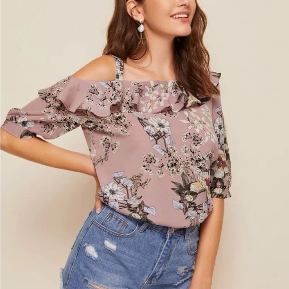 Floral Off-Shoulder Top - Picture 2 of 6